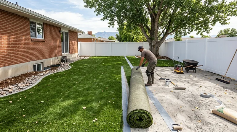 Residential Artificial Grass Installation Idaho Falls