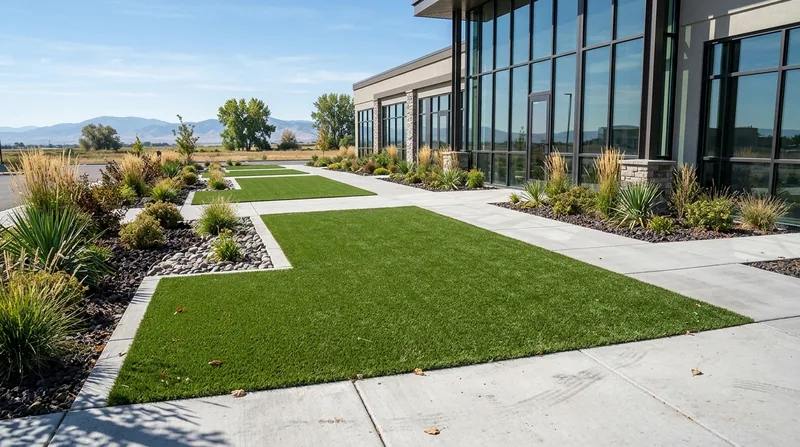 Commercial Artificial Grass Installation Idaho Falls